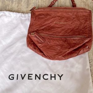 Givenchy Pandora crossbody bag red calfskin leather